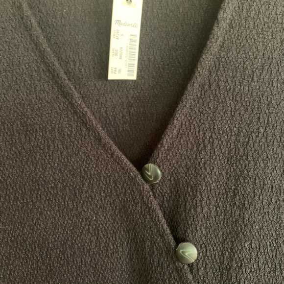 Madewell Cross Front Button Dress - Picture 7 of 9